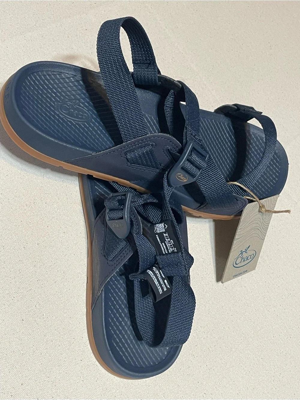Chaco Women's Lowdown Sandals Navy Size 8 Blue Sport Strap Comfort Shoe